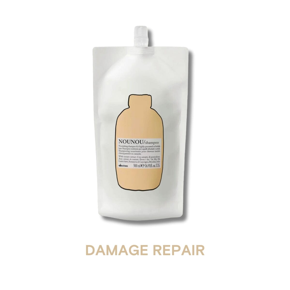 Davines NOUNOU Shampoo Refill Pouch 500ml
